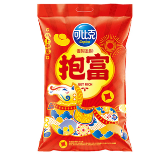 可比克抱富大礼包962g休闲零食膨化儿童食品春节送礼年货混合口味
