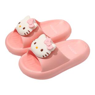 儿童拖鞋女童夏新款凯蒂猫女孩室内防滑三丽鸥联名宝宝亲子凉拖鞋