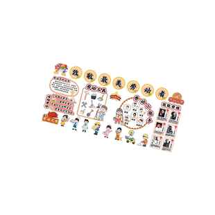 51五一劳动节最光荣黑板报幼儿园墙面装饰环创主题成品文化布置