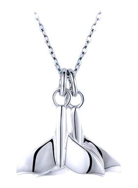纯银前任尾巴吊坠锁骨链