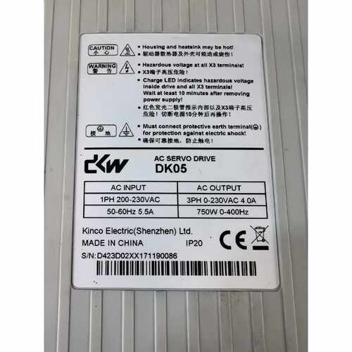 议价德康威尔DK05直线电机驱动器750w功能包好库存现货维修