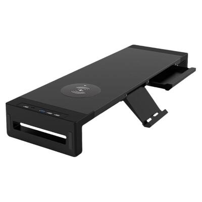 冷桌显示器电脑增高架USB扩展