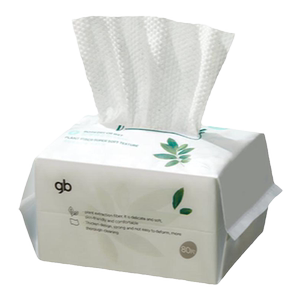 gb好孩子婴儿棉柔巾干湿两用洁面全棉柔纸巾100抽新生宝宝非湿巾