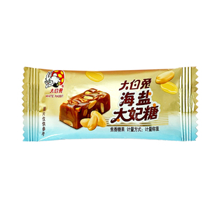 大白兔海盐太妃糖冠生园焦糖花生牛轧糖坚果酥香脆糖年货糖果零食