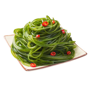压缩海带丝海带干货烘干圆饼海带嫩苗细丝商用饼压缩片凉拌免煮