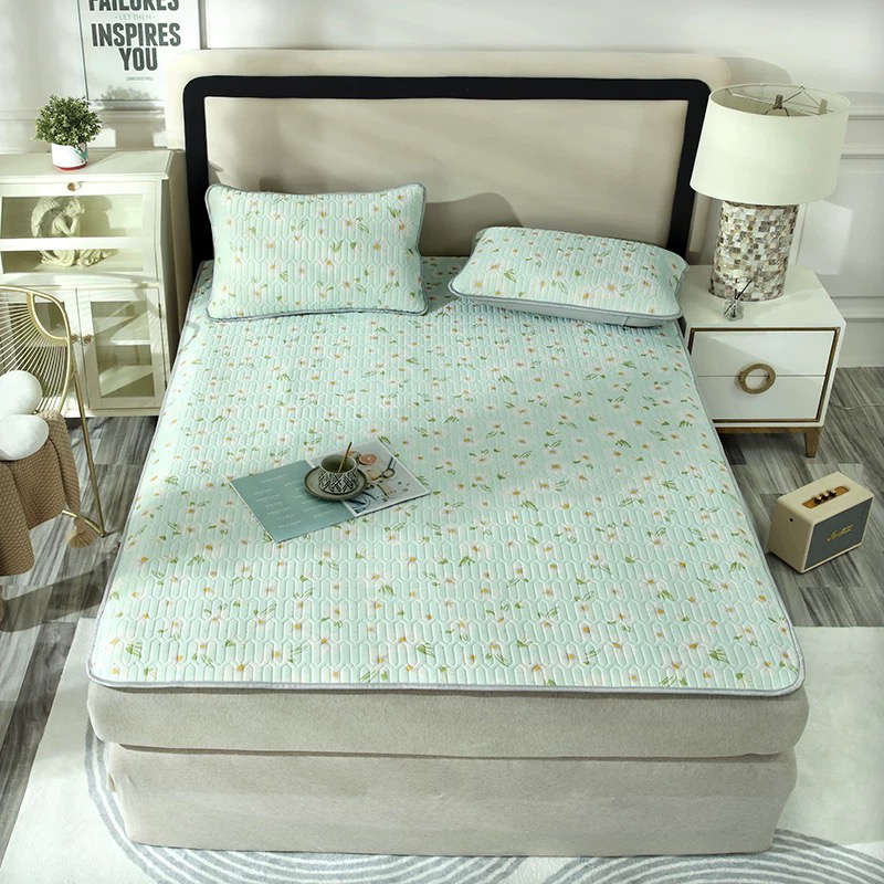 A类乳胶凉席夏季冰丝席子可水洗床垫橡胶床笠床单天然