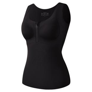 婷美保暖背心女2025秋冬新款罩杯一体免穿文胸塑身塑型美体内衣