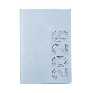 卡杰2026年日程本简约ins风每周计划本工作日志笔记本子高颜值日历手帐记事本软皮日记本成人手账可定制logo