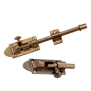 中式仿古全铜风钩窗钩扣插销实木窗户防风撑门窗限位器支撑铜拉手