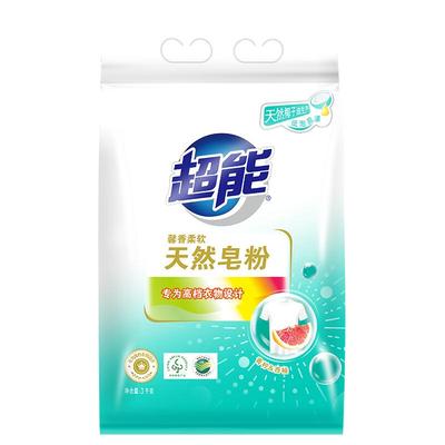 超能洗衣粉天然皂粉6斤