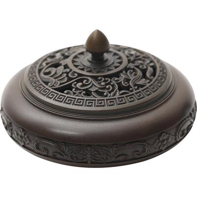 香炉家用室内纯铜禅意茶道摆件