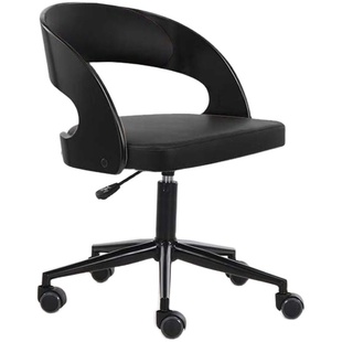 幽得梦实木会议椅升降办公椅简约现代靠背椅旋转欧式转椅书房椅子