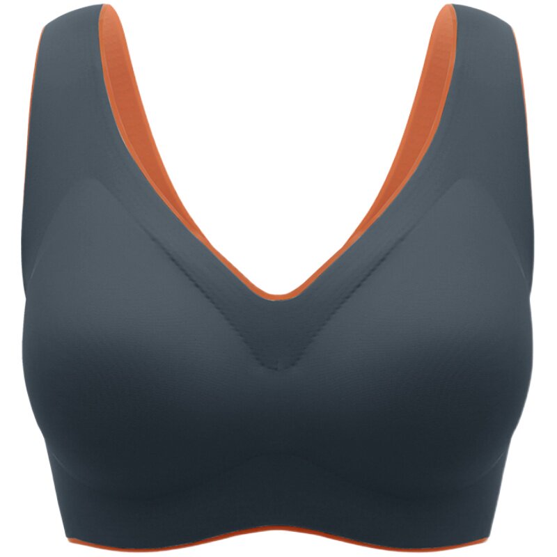 无痕内衣女无钢圈小胸聚拢防下垂美背背心式睡眠收副乳文胸薄夏季