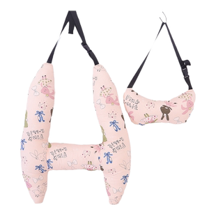 儿童车上睡觉神器车载抱枕头长途汽车安全带后座后排副驾驶护颈枕