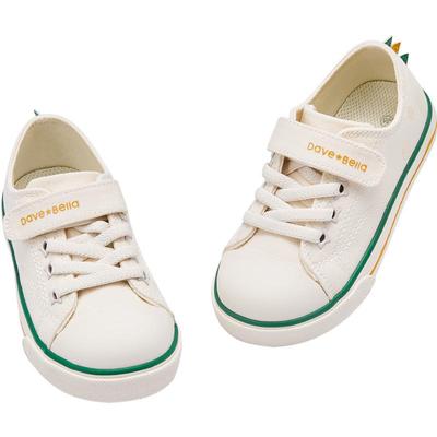 戴维贝拉男童防滑抗菌帆布鞋