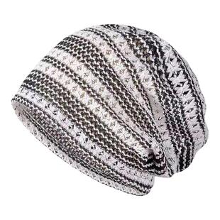 睡帽晚上女士睡眠帽子睡觉戴的空调房防风偏头痛帽秋季薄款无压感