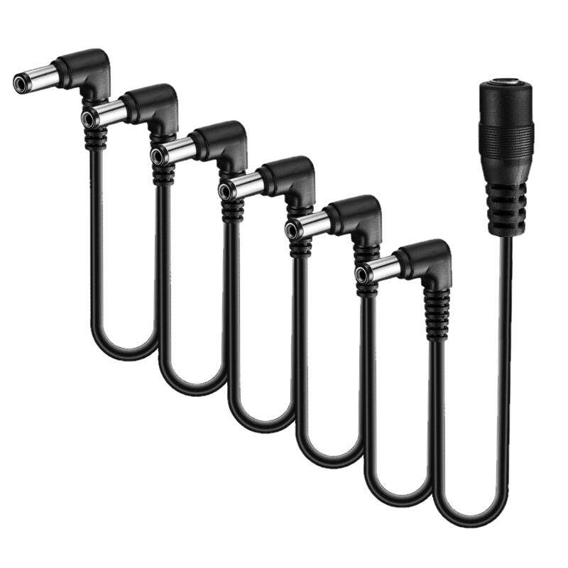 一拖三1带3/5/6/8多单块9V电源吉他效果器分线器延长头DC内负外正