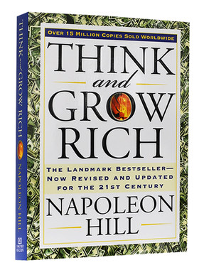 现货 英文原版 Think and Grow Rich 思考致富 破仑希尔Napoleon Hill 经典励志 毛边书