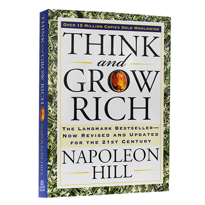 预售英文原版 Think and Grow Rich 思考致富 破仑希尔Napoleon Hill 经典励志 毛边书