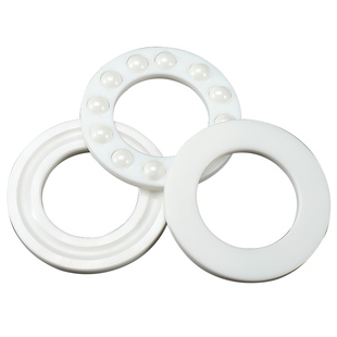 日本KIF进口氧化锆全陶瓷平面压力推力球轴承端面耐高温防水51100