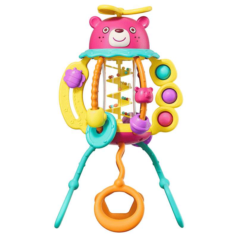 汇乐抽抽乐婴儿玩具宝宝0一1岁益智早教3到6个月以上新生儿拉拉乐