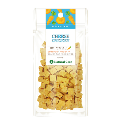 韩国奶酪粒胡萝卜训练奖励鸡肉