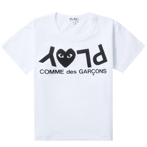 IT CDG PLAY COMME des GARÇONS川久保玲童装短袖T恤可爱logo印