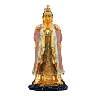 北斗七星像纯铜鎏金九皇大帝北斗九星君贪狼破军左辅供奉神像摆件