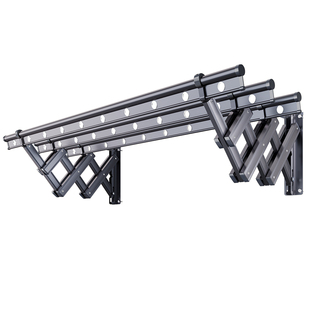 金贵夫人户外阳台晾衣架室外伸缩晾衣杆窗外折叠家用推拉晒衣架凉