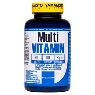 YAMAMOTO忠义营养复合多种维生素60粒男女营养包维C维BAD补矿物质