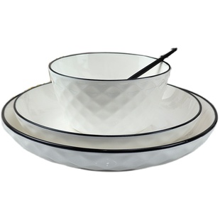 景德镇陶瓷饭碗家用2026新款釉下彩餐具5寸瓷碗吃饭6米饭碗高颜值