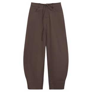 COMMXN·自由出行裤简约休闲户外宽松百搭弯刀裤长裤2024秋季女装