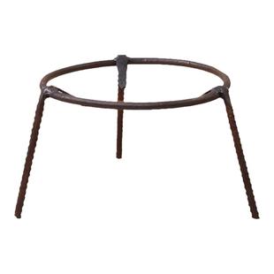 火炉三脚架户外露营地摊火锅野炊炭灶碳火炉老铁锅钢筋焊接三角架