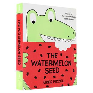 预售 英文原版 西瓜籽 The Watermelon Seed 纸板书 苏斯博士奖 儿童英文启蒙幽默绘本故事图画书