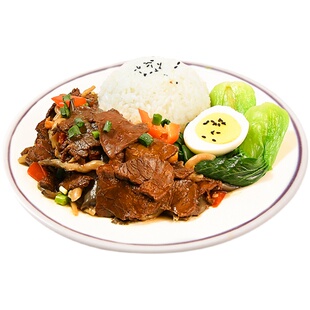 粮农香辣牛肉料理包外卖商用速食半成品快餐盖浇饭预制菜加热即食