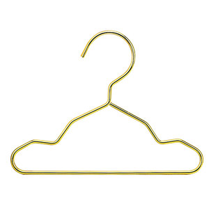 金属宠物衣架狗狗迷你金色小衣挂猫咪泰迪宠物店专用防滑衣服撑架