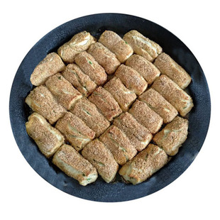 湖北天门土特产手工烘焙伢芽子锅盔传统芝麻猪油锅盔一份10个