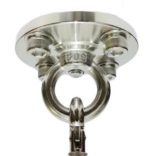 不锈钢空中瑜伽沙袋秋千吊床吊椅固定盘挂钩支架吊钩吊环固定架