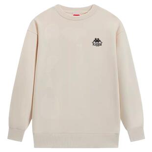 Kappa卡帕背靠背宽松运动卫衣2026春季新款男女圆领休闲上衣套头