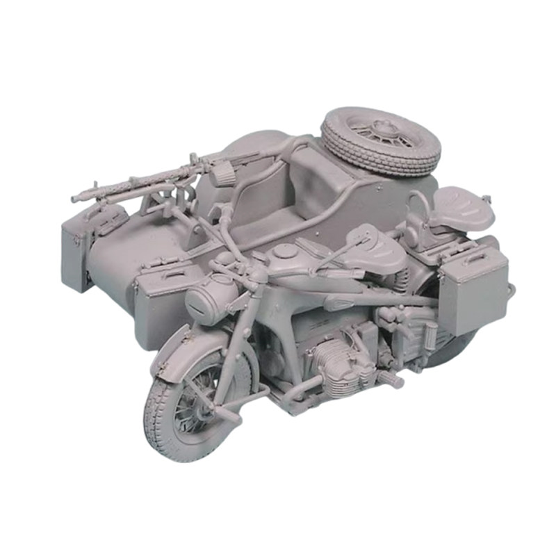 长城拼装模型KS750三轮摩托车
