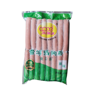 好顺景爽口肠原辣味烤肠热狗肠台湾香肠冷冻烧烤商用餐饮肉肠仔