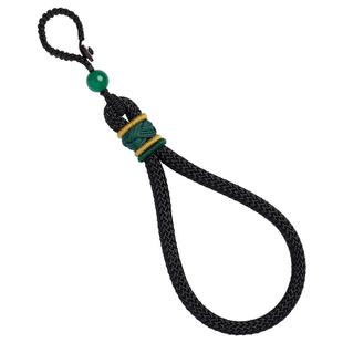 和田玉玉石手把件绳腕绳葫芦文玩吊坠挂绳编绳钥匙挂件绳男士高档