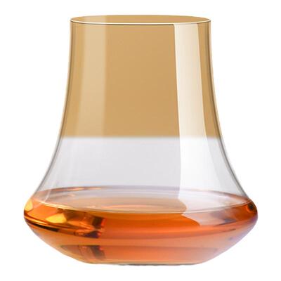 圆乐水晶玻璃威士忌火山杯