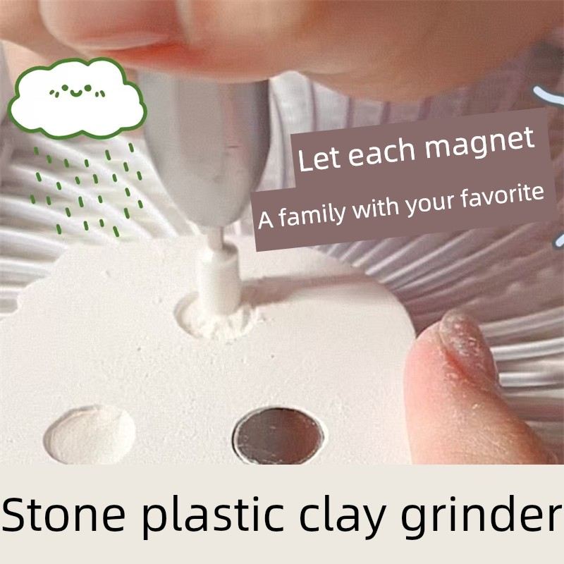 石塑黏土工具套装全套手工diy小配件黏土砂纸磨头抛光轮打磨神器