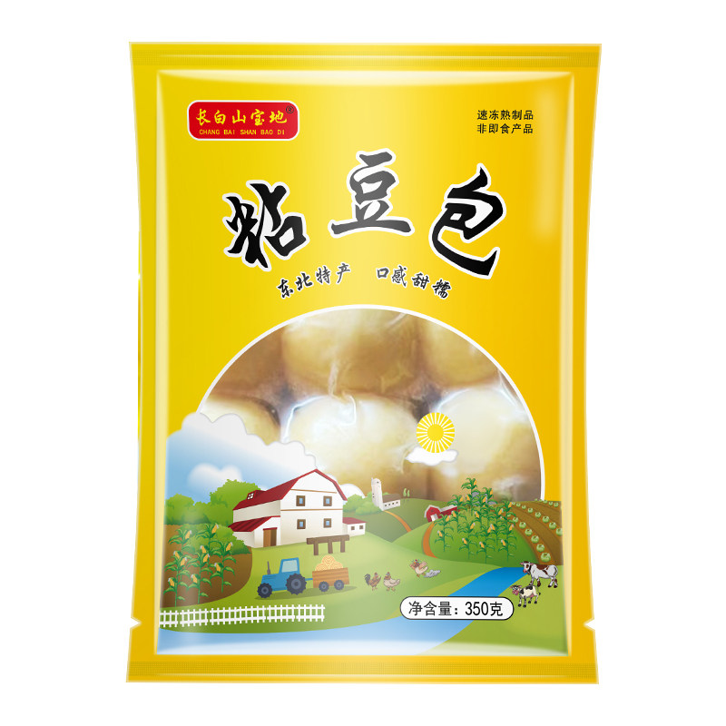 长白山宝地东北粘豆包粗粮老味道