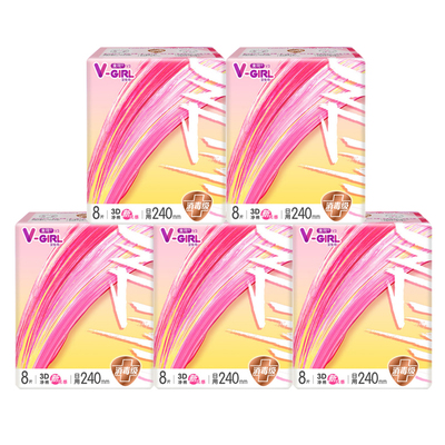 V-GIRL未可V3小浮芯消毒级卫生巾日用240mm