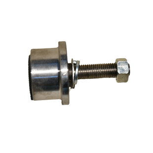 槽钢轮45号钢或尼龙的滑轮导向轮T型钢质单边轮货梯升降机锥度轮