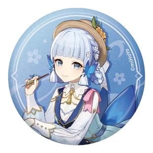 现货米哈游原神提瓦特风尚系列徽章花时来信神里绫华吧唧