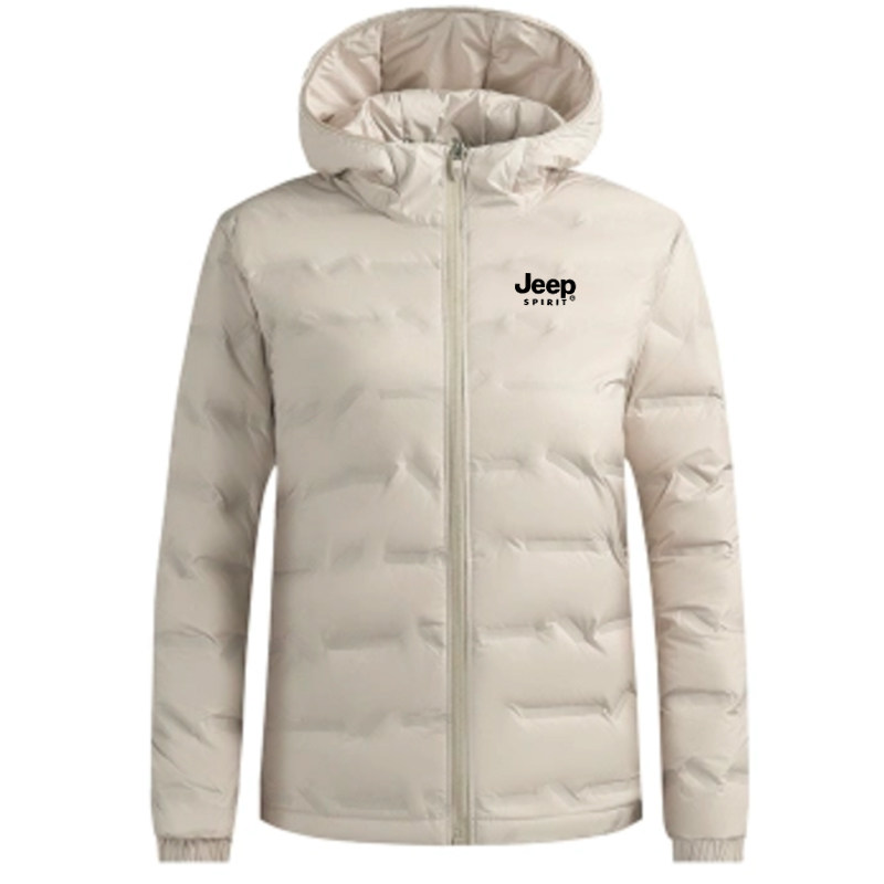 JEEP连帽轻薄羽绒服女士2026新款