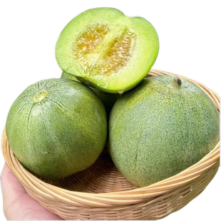 绿宝石甜瓜种籽大全正品羊角蜜种子春季四季蔬菜种孑香瓜种籽秧苗